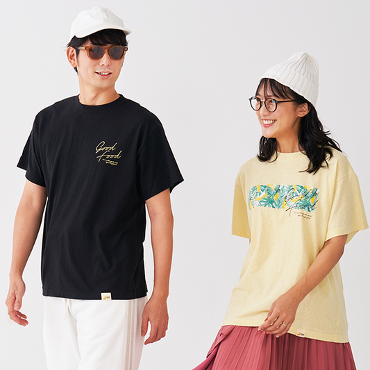 GOOD FOODにBANANA CLOTHを使用した<br>Tシャツ4アイテムが登場